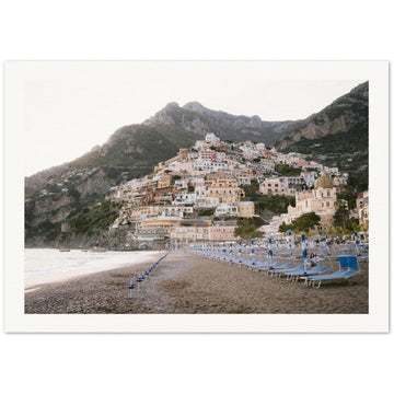 Positano Beach New Collection Archival Matte Paper Poster - AMALFITANA STORE